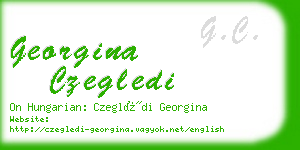 georgina czegledi business card